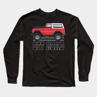 Red Off-Road Long Sleeve T-Shirt